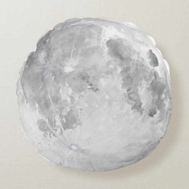Moon Rond Kussen (Voorkant)