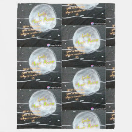 Moon Roos Shirt Fleece Deken