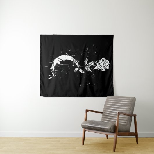 Moon Roos Wandkleed (In Situ (horizontaal))