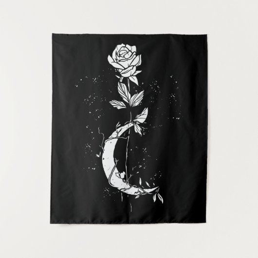 Moon Roos Wandkleed (Voorkant)