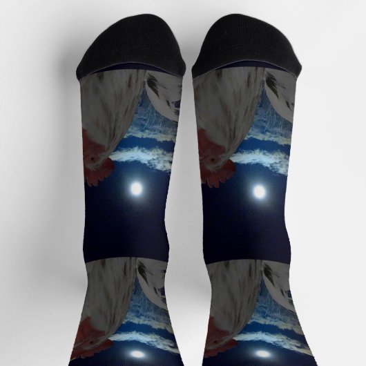 Moon Rooster, Crew-Sokken Sokken (Top)