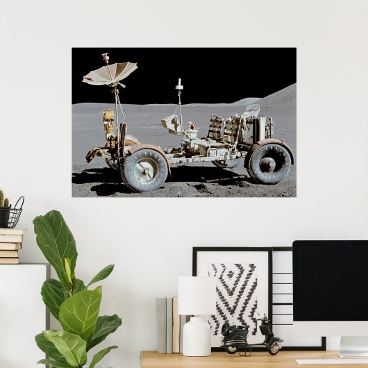 Moon Rover Poster (Thuiskantoor)