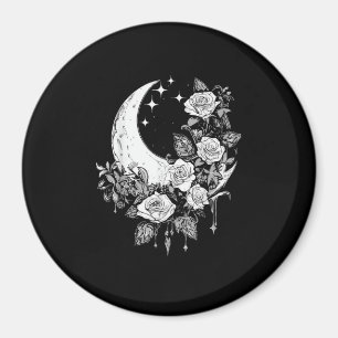 Moon Rozen - Romantische Gothic - Whimsigoth Witch Magneet