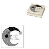 Moon Rubberstempel (Gestempeld)