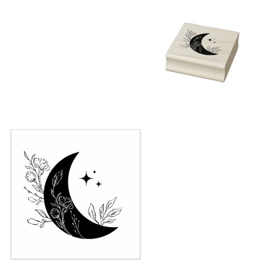 Moon Rubberstempel (Gestempeld)
