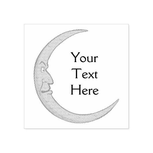 Moon Rubberstempel (Afrduk)