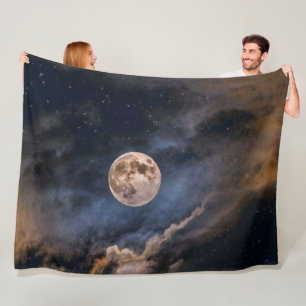 MOON 's nachts Fleece Deken