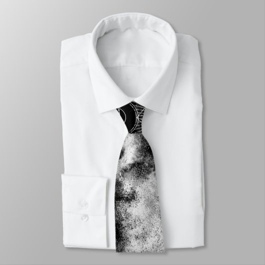 Moon Sacred Geometry Ornament Stropdas (Gebonden)