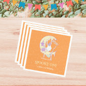 Moon Schattige Ghost Spooky One Halloween 1e Verja Servet