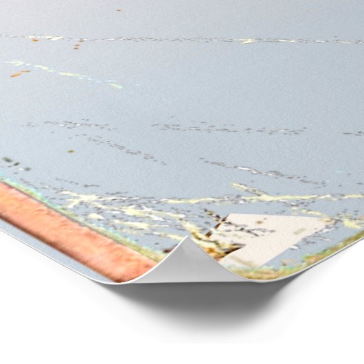 Moon -  sci-fi-reisposter poster (Hoek)