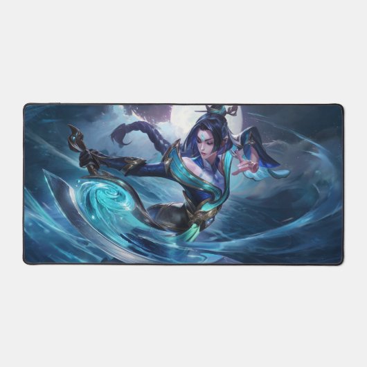 Moon Scorn Gaming Desk Mat | Lunar Queen Mousepad (Voorkant)