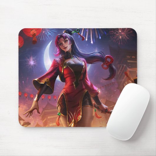 Moon Scorn Gaming Mousepad | Moon Princess Muismat (Met muis)