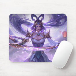 Moon Scorn Gaming Mousepad | Thema Night Warrior Muismat