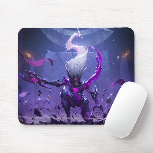 Moon Scorn Gaming Mousepad | Thema Night Warrior Muismat (Met muis)