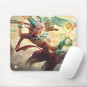 Moon Scorn Gaming Mousepad | Thema Night Warrior Muismat (Met muis)