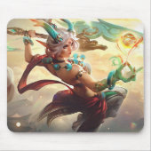 Moon Scorn Gaming Mousepad | Thema Night Warrior Muismat (Voorkant)