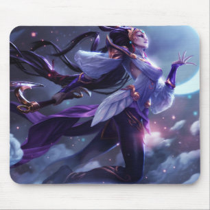 Moon Scorn Gaming Mousepad   Thema Night Warrior Muismat
