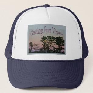 Moon setting @ Dawn Greetings van Virginia Items Trucker Pet