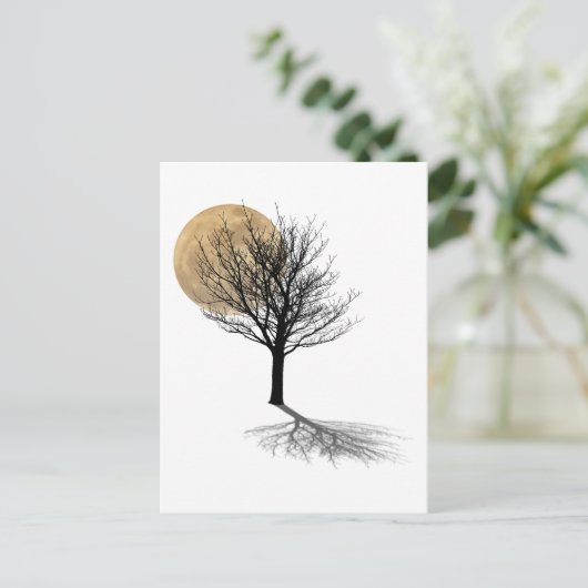 Moon Shadow Briefkaart (Staand voorkant)