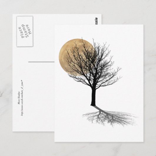 Moon Shadow Briefkaart (Voorkant / Achterkant)