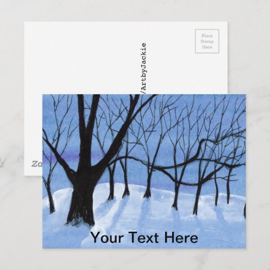 Moon Shadows Briefkaart (Voorkant / Achterkant)