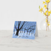 Moon Shadows Kaart (Gele Bloem)