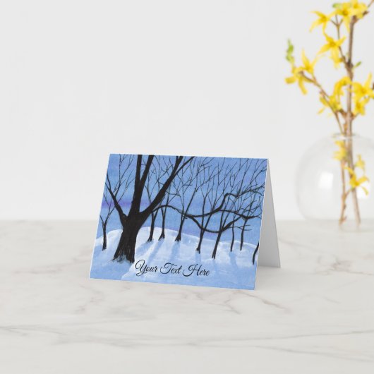 Moon Shadows Kaart (Gele Bloem)