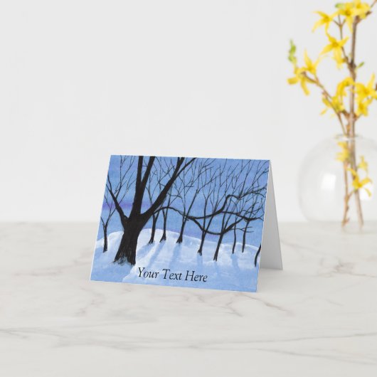 Moon Shadows Kaart (Gele Bloem)