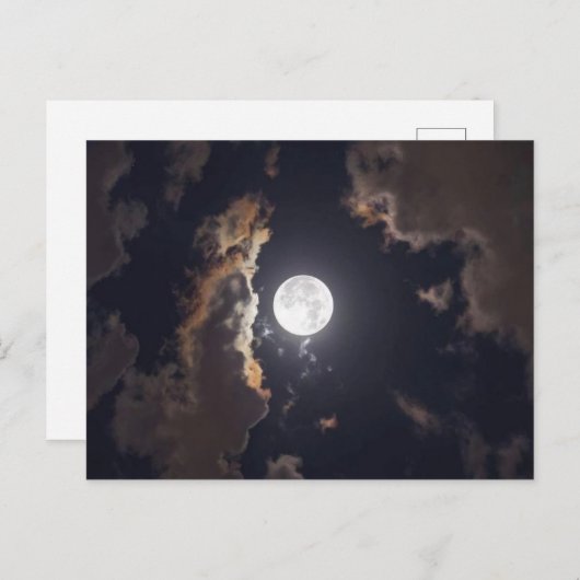 Moon Shine Briefkaart (Voorkant / Achterkant)