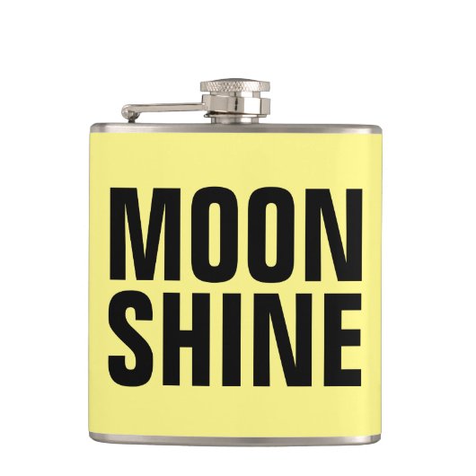 MOON SHINE FUNNY FLASK HEUPFLES (Voorkant)