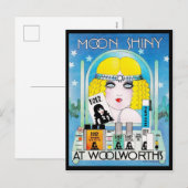 Moon Shiny  Woolworth Baby Doll Feestdagenkaart (Voorkant / Achterkant)