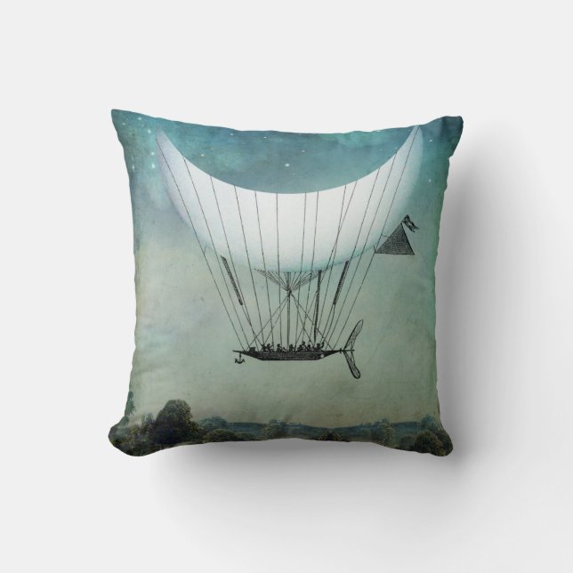 Moon Ship Pillow Kussen (Voorkant)