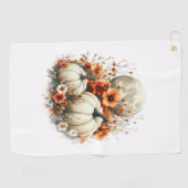 Moon Shirt Country Pumpkin Golfhanddoek (Horizontaal)