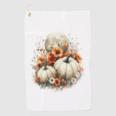 Moon Shirt Country Pumpkin Golfhanddoek (Voorkant)