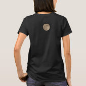 Moon Shirt Full Moon T-shirt Lady's Moon Shirt (Achterkant)