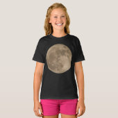 Moon Shirt Full Moon T-shirt Meisje's Organic Shir (Voorkant volledig)