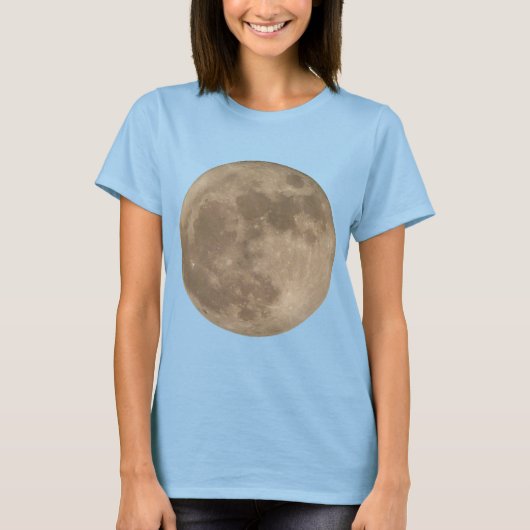 Moon Shirt Full Moon T-shirt Women's Moon Shirt (Voorkant)