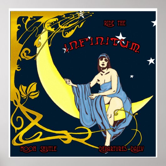 Moon Shuttle Poster (Voorkant)