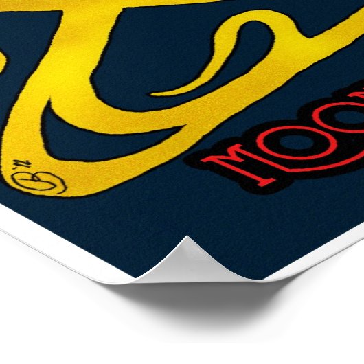 Moon Shuttle Poster (Hoek)