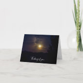 Moon Silhouette denking van uw kaart (Voorkant)