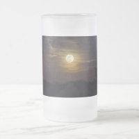 Moon Silhouette Frosted Mok