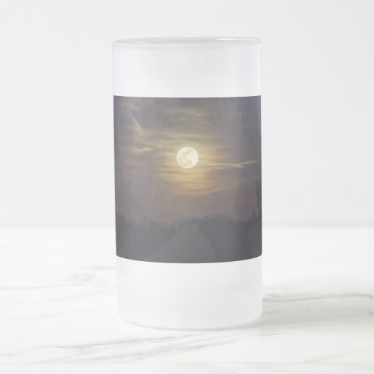 Moon Silhouette Frosted Mok (Center)