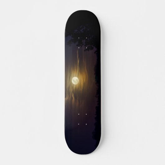 Moon Silhouette Persoonlijk Skateboard (Voorkant)