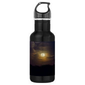 Moon Silhouette Roestvrijstalen flesje Waterfles (Voorkant)