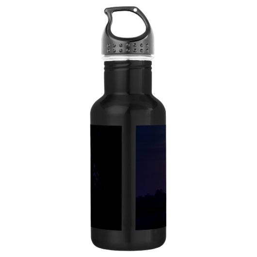 Moon Silhouette Roestvrijstalen flesje Waterfles (Achterkant)