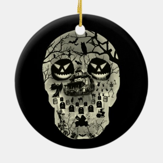Moon Skull Ornament (Achterkant)