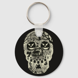 Moon Skull Sleutelhanger
