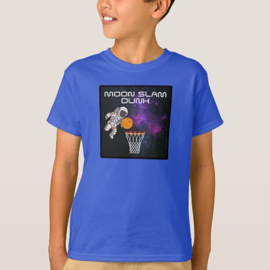 Moon Slam Dunk Astronaut T-shirt (Voorkant)