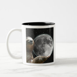 Moon Sloth Tweekleurige Koffiemok