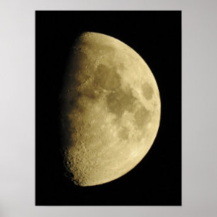 Moon Sluiten Fotografie Poster